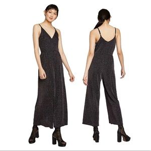 🟠 PLUS Glitter Wide Leg Jumpsuit